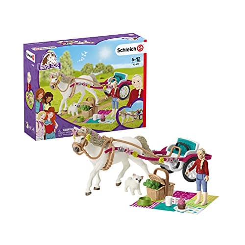 Image of SCHLEICH 42467 Small Carriage for the Big Horse Show Horse Club,6.6 x 19 x 24.5 cm
