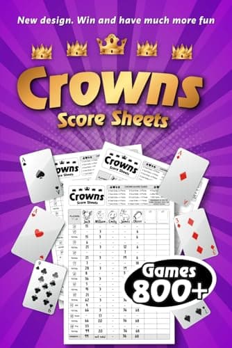 Image of Crowns Score Sheets: Score Games for Scorekeeping, 6 x 9 Perfect Size