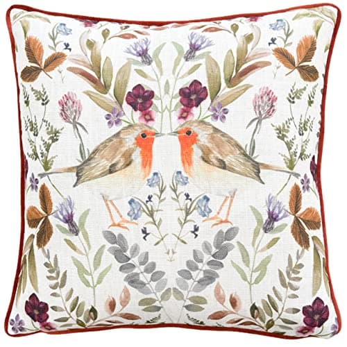 Image of Evans Lichfield Mirrored Robin Polyester Filled Cushion