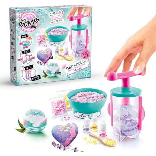 Image of Canal Toys - So Bomb DIY - Light Up Bath Bomb Carry Case for Children - Bath Bomb Making Kit with Moulds Powders Pipette and Light Up Surprises - Creative Activity 6 Years Plus