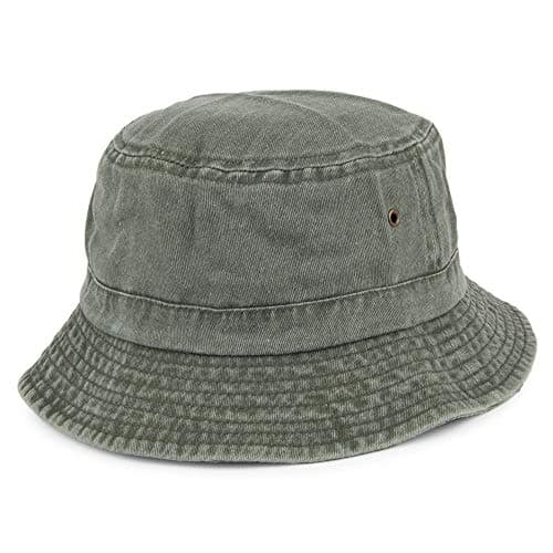 Image of Village Hats Packable Cotton Bucket Hat - Olive XL