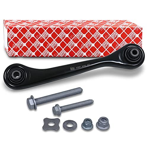Image of febi bilstein 40438 Control Arm with bushes, screws nuts, lock washer and washer, pack of one