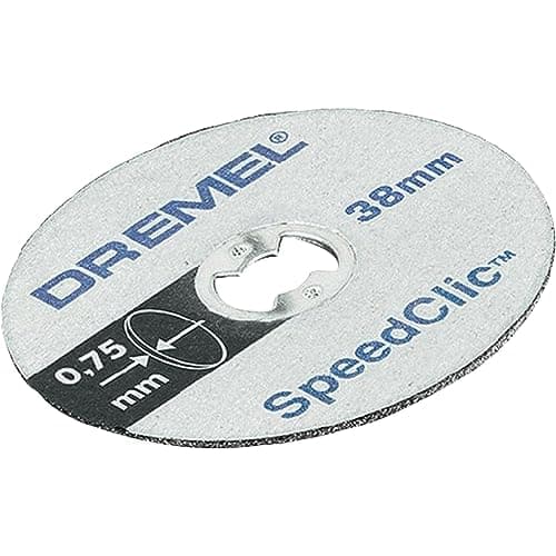 Image of Dremel EZ SpeedClic SC409 Thin Cutting Wheel 5-pack, 5 Cutting Wheels with 38mm Cutting Diameter for Rotary Tools