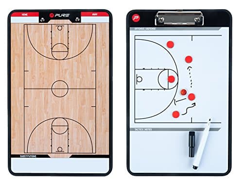 Image of Pure2Improve Unisex Adult Basketball Coach Board - Orange, One Size
