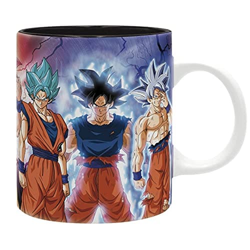 Image of ABYSTYLE Dragon Ball Goku Transformations Mug