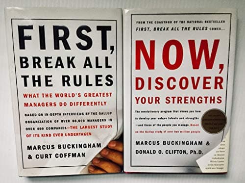 Image of 2 Books! 1) First,Break All The Rules 2) Now,Discover Your Strengths