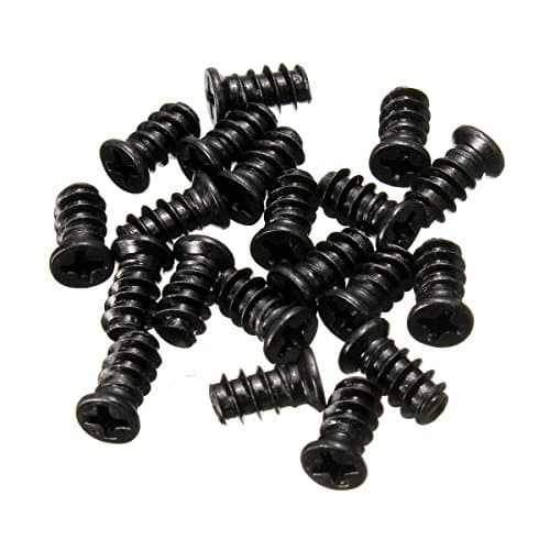 Image of EsportsMJJ 20Pcs Computer PC Case Cooling Fan Mount Screws Black For Fans 60mm 80mm 120mm