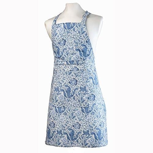 Image of WILLIAM MORRIS Blue Compton Fabric Apron