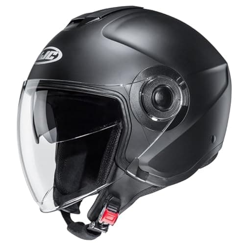 Image of HJC I40N Matt Black Motorcycle Helmet (L)