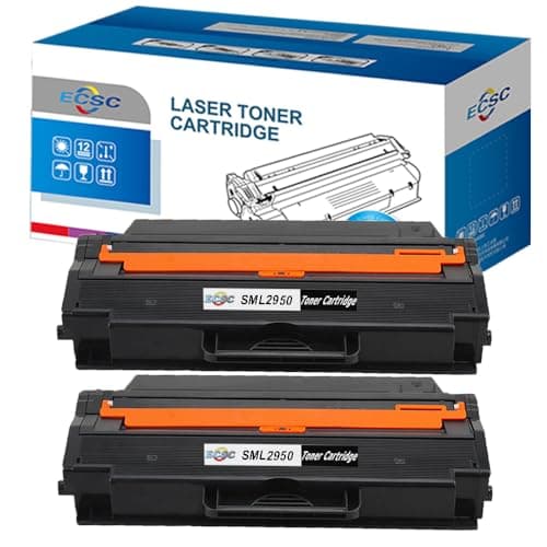 Image of ECSC Compatible Toner Cartridge Replacement for Samsung ML-2950ND ML-2955DW ML-2955ND SCX-4726FN SCX-4728FD SCX-4729FD SCX-4729FW MLT-D103L (Black, 2-Pack)