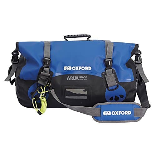 Image of Oxford Aqua RB-30 Marine Waterproof Roll Bag- Black/Blue, 30 Ltr