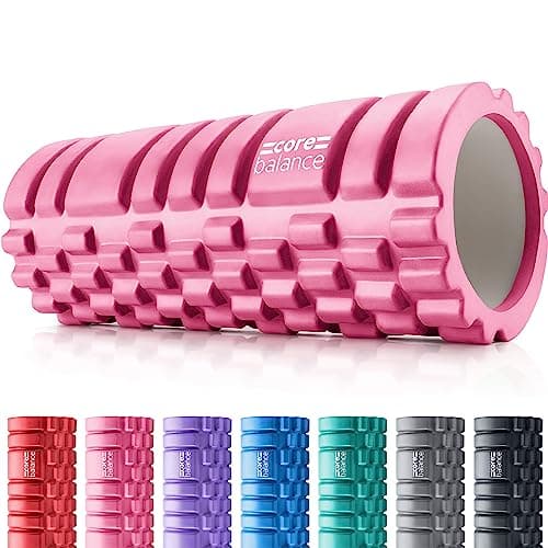 Image of Core Balance Foam Roller for Deep Tissue Muscle Massage, Trigger Point Grid Sports Massager, Fitness Gym Physio