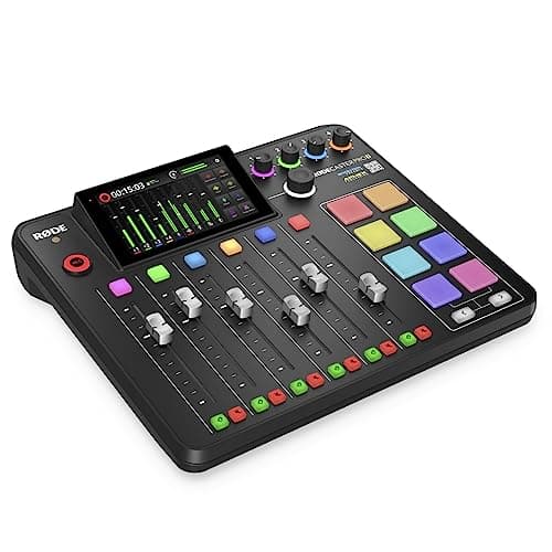 Image of RØDE RØDECaster Pro II All-in-1 Production Solution for Podcasting, Streaming, Music Production and Content Creation, Black