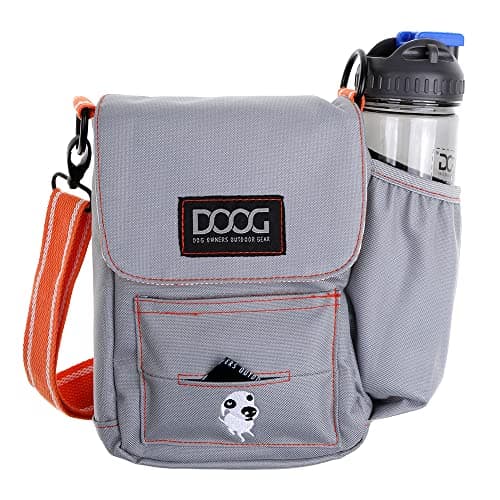 Image of DOOG Shoulder Bag Dog Walking Accessory Treat Bag Grey, One Size