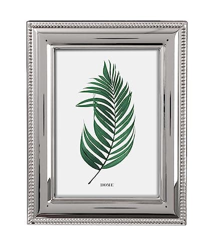 Image of Inov8 Framing Tarnish Resistant Silver Plated Picture Frame - Bead Design for 6x4 Inch (15x10cm) Photo