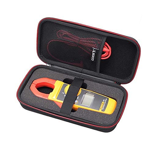 Image of RLSOCO Hard Case for Fluke 302+/323/324/325 Clamp Multimeter AC-DC TRMS/KAIWEETS Digital Clamp Meter HT206B / HT206D with Protective Foam & YKK Zipper Scratch Protection,Water-Resistant (Case Only)