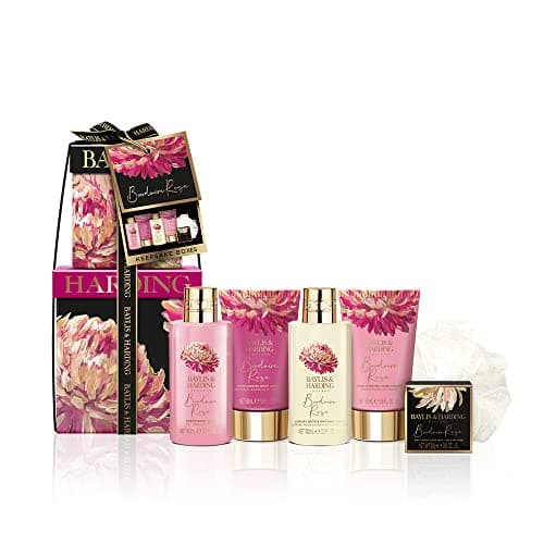 Image of Baylis & Harding Boudoire Rose Luxury Pamper Present Gift Box Set - Vegan Friendly
