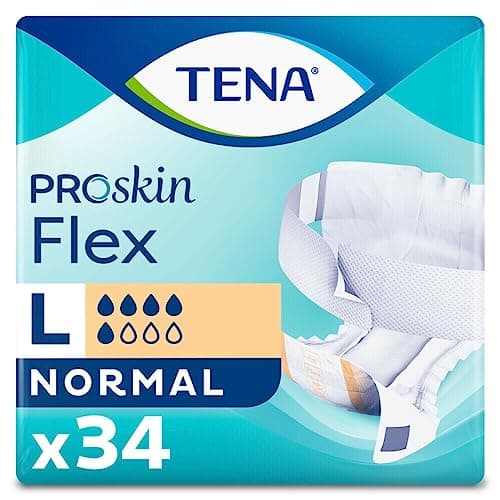 Image of Tena - Tena Proskin Flex Normal (Large) Incontinence Pad - 34 Pieces