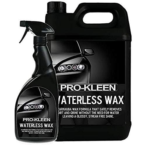 Image of 1 x 5 Litre with 750ml Pro-Kleen Car Waterless Wash And Carnauba Wax Polish Cleaner