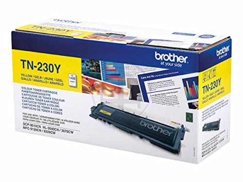 Image of Brother TN230Y 1.4k yellow laser toner cartridge