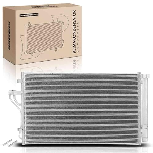 Image of Frankberg AC Condenser Compatible with iX35 EL ELH LM 1.6L 2.0L 2009-2022 Carens IV 1.6L 2.0L 2013-2022 Replace# 976062Y500