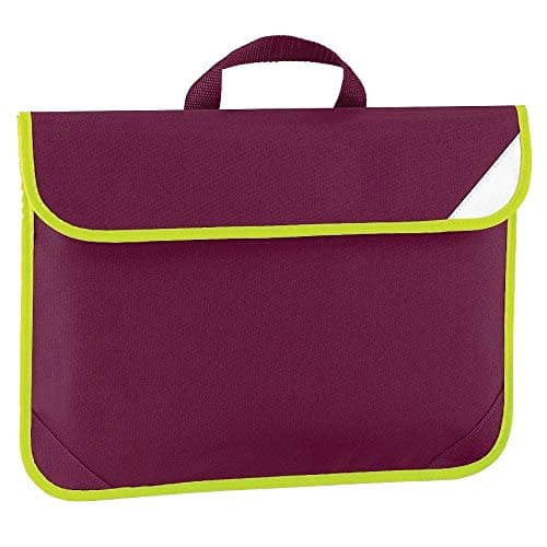 Image of Quadra Enhanced-Vis Book Bag - 4 litres (Pack of 2) (One Size) (Burgundy)