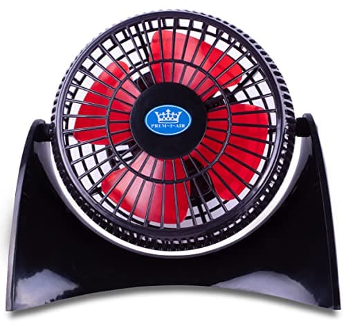 Image of Prem-i-air Deluxe Retro 5" USB Cooling Desk Table Fan For Use in the Home, Office or Bedroom With Lead