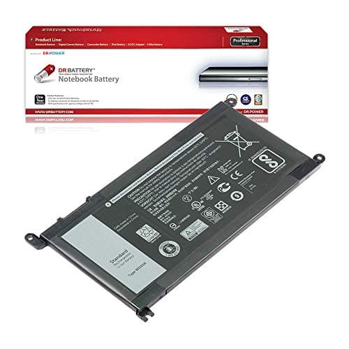 Image of DR. BATTERY WDX0R FC92N Battery Compatible with Dell Inspiron 13 5378 5368 7368 Inspiron 14 7460 7472 Inspiron 15 5567 5565 7560 7570 7579 7569 Inspiron 17 5765 5767 P58F 3CRH3 T2JX4 CYMGM [11.4V]