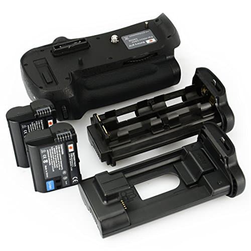 Image of DSTE® Pro MB-D12 Vertical Battery Grip + 2x EN-EL15 for Nikon D800 D800E D800S SLR Digital Camera
