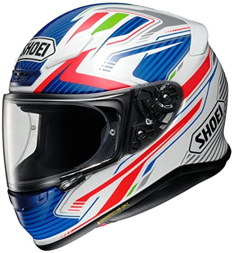 Image of Shoei NXR Stab Motorcycle Helmet XS Red White Blue (TC-2)