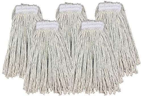 Image of Kentucky Mop Head Replacement Commercial Mop Heads for Heavy Duty Industrial Use - Large Size Cotton PY Yarn 16oz 450 Gram (5)