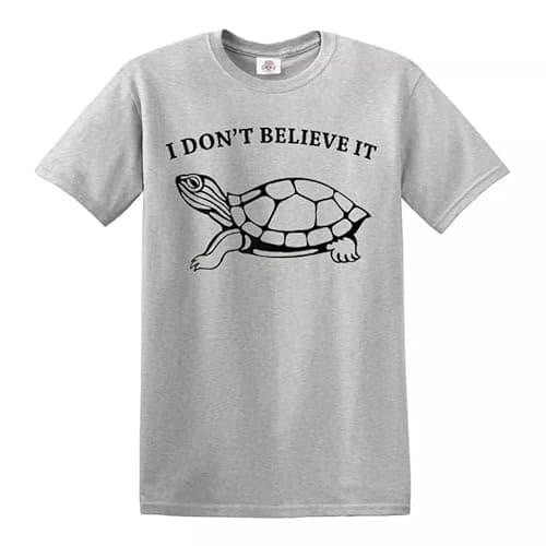 Image of Trend Gear I Don't Believe It T-Shirt Funny Gift Present Novelty Top Tee - Grey - 4XL