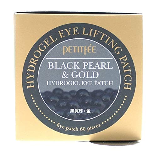Image of Petitfee, Black Pearl & Gold Hydrogel Eye Patch, 60 Patches
