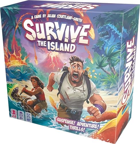 Image of Zygomatic | Survive The Island | Board Game | Ages 8+ | 2-5 Players | 45 Minutes Playing Time