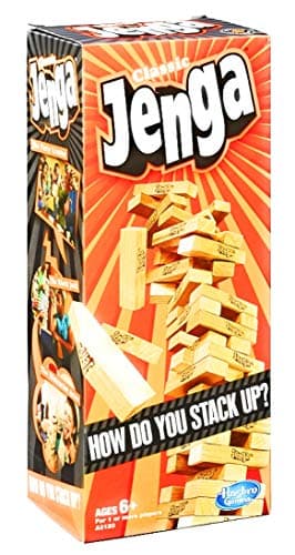 Image of Hasbro Jenga Classic | Block Stacking Game for 1 or More Players