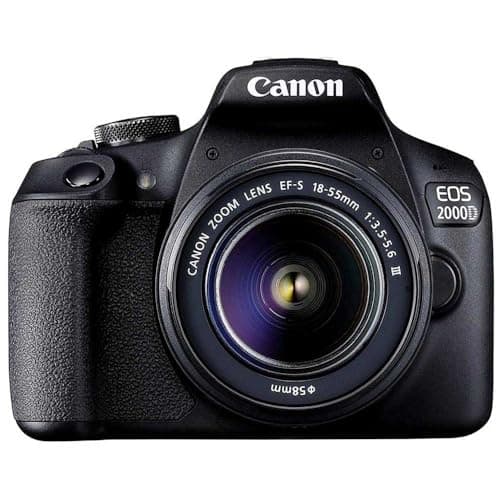 Image of Canon EOS 2000D BK 18-55 is + SB130 + 16GB EU26 SLR Camera Kit, 24.1 MP, CMOS 6000 x 4000 Pixels, Black - Digital Cameras (Full HD, Black)