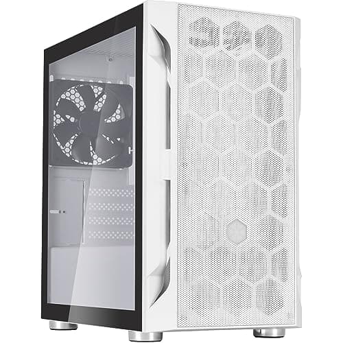 Image of Silverstone Fara H1M Tempered Glass side panel White Gaming Case