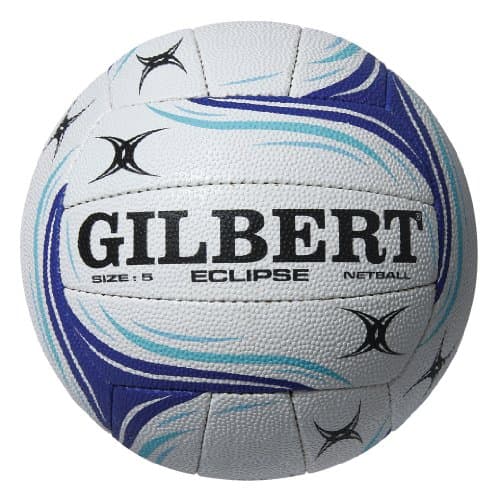 Image of Gilbert Women's Eclipse Match Ball - White/Blue, Size 5