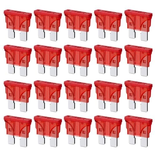 Image of Gebildet 10A Standard Car Fuses 10 Amp Automotive ATC ATO Blade Fuse 10AMP Auto Fusibles for RV Truck SUV Camper (Pack of 20Pcs)