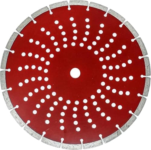 Image of Bargain Crown 300mm Diamond Cutting Disc – 300 x 20mm | Max Speed 6300rpm | 100mm Cutting Depth | Premium Segmented Blade for Dry Cutting Brick, Masonry, Concrete, Tiles & Stone