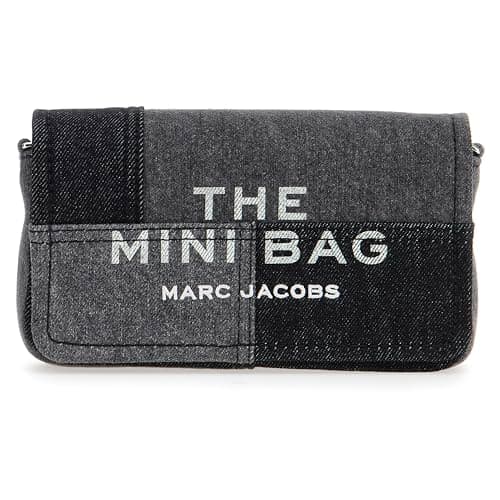 Image of MARC JACOBS THE MINI BAG BLACK DENIM