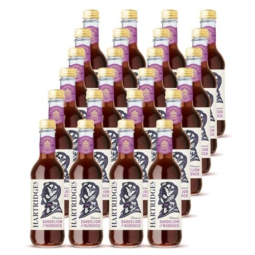 Image of Hartridges Celebrated Dandelion & Burdock 330ml Glass Bottles (Pack of 24)