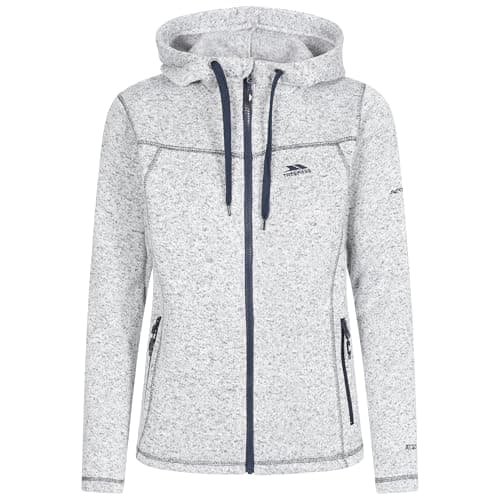 Image of Trespass Womens Odelia Fleece Hoodie Jacket–Full Zip, Long Sleeve–Perfect for Walking, Travelling, Outdoor Sport, Hiking, and Comfortable Casual Wear.