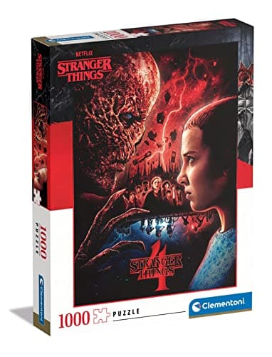 Image of Clementoni - 39763 - Puzzle Stranger Things - Jigsaw Puzzle 1000 Pieces, Jigsaw Puzzle For Adults, Puzzle Netflix - Made In Italy