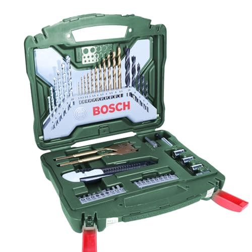 Image of Bosch 50-Pieces X-Line Titanium Drill and Screwdriver Bit Set (for Wood, Masonry and Metal, Accessories Drills)