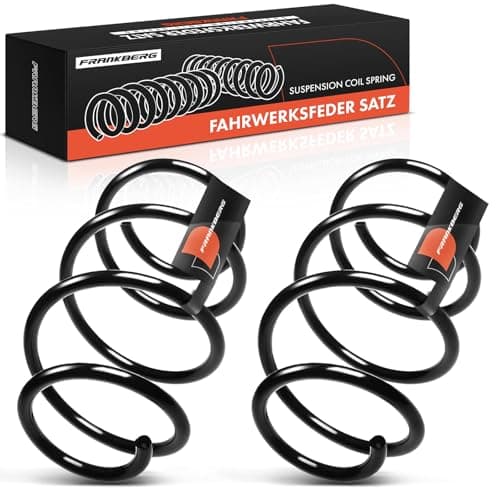 Image of Frankberg 2x Coil Spring Front axle Compatible with SLK R171 200 Kompressor Convertible 2004-2011 Replace# RH3305