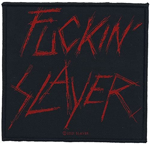 Image of Slayer Standard Patch Slayer Official Black One Size