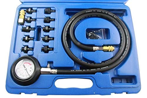 Image of US PRO 12pc Oil Pump Pressure Test Kit Low Oil Warning 5388