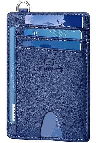 Image of FurArt Credit Card Holder Wallet, Slim RFID Blocking Minimalist Women's Card Wallet