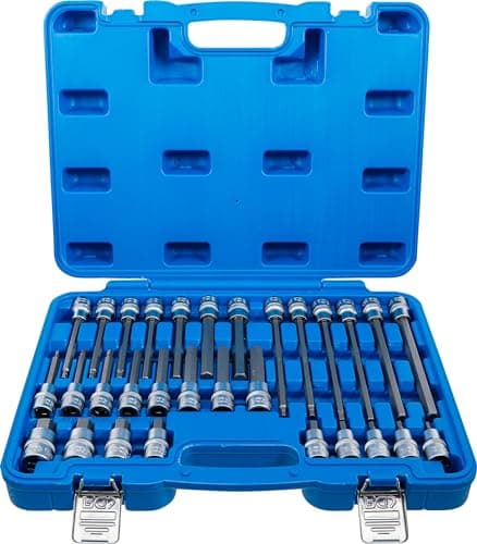 Image of BGS 5181 | Bit Socket Set | 12.5 mm (1/2") Drive | internal Hexagon | 30 pcs.